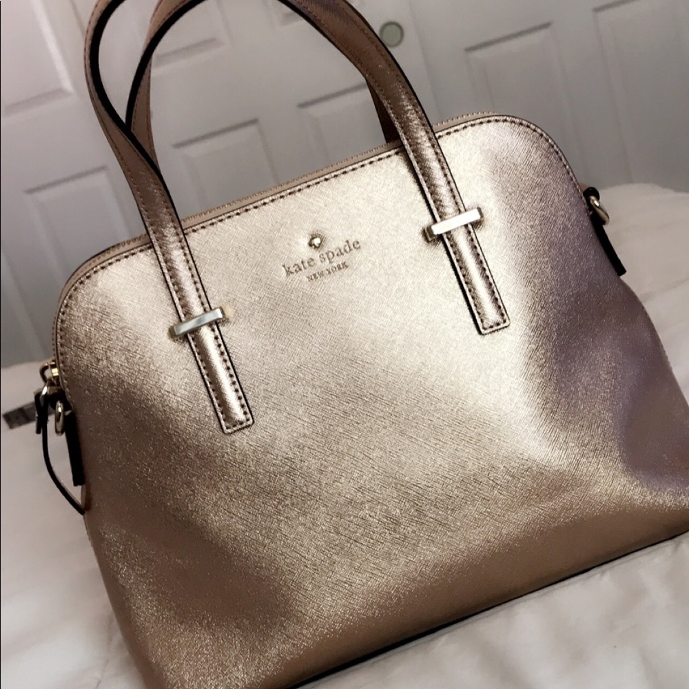 Kate Spade Rose Gold Purse, NEVER USED